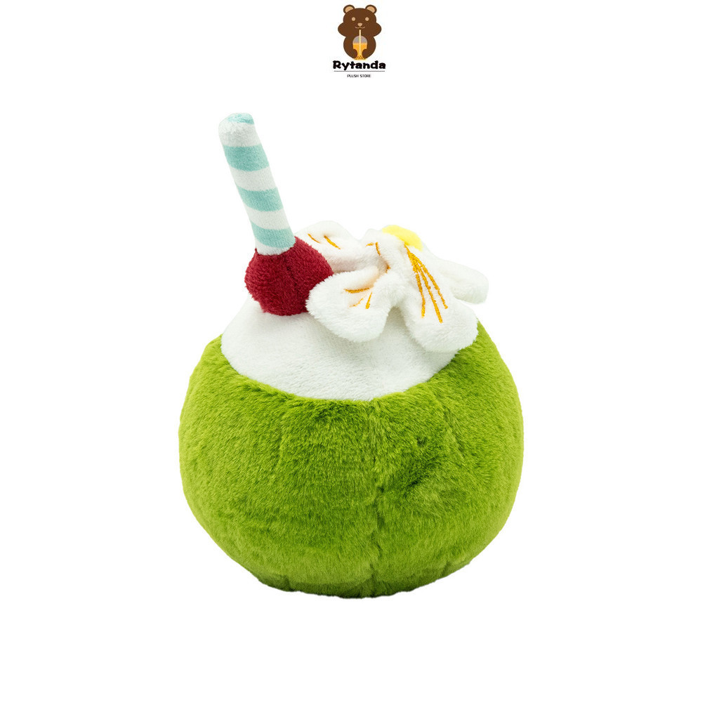 Rytanda Mô Phỏng Dễ Thương Vui Nhộn Aruba Dừa Ngộ nghĩnh Chanh Sang Trọng Đồ Chơi Gối Thực Phẩm Sang Trọng Búp Bê Lấp Đầy Mềm Động Vật Sang Trọng Trẻ Em Bạn Gái Quà Tặng Sinh Nhật Sofa Đệm Trang Trí