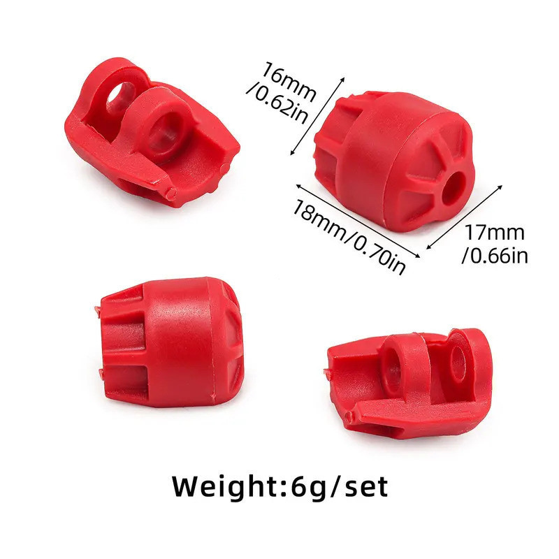 4 Vỏ bảo vệ nắp chống sốc bằng nhựa AR330492 Cho ARRMA 6S 1 / 7 1 / 8 RC Xe Nâng Cấp Phần Phụ Kiện