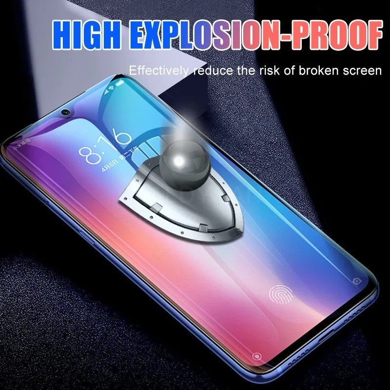 1-2 Chiếc Full Cover Bảo Vệ Màn Hình HD Mềm Cho Poco M6 M7 M8 Plus Pro 4G 5G Chống Rơi Chống Gián Điệp Riêng Tư Chống Ánh Sáng Xanh Hydrogel Phim Mờ