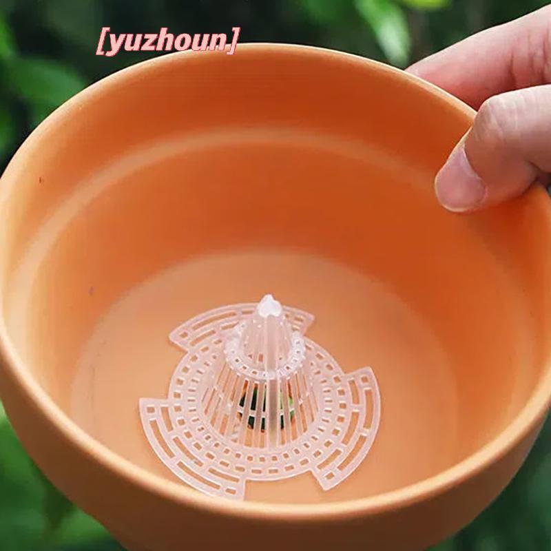 [yuzhoun] 20 Chiếc Chậu Hoa Đáy Lưới Gioăng Cố Định Thiết Kế Cánh Cứng Mạnh Mẽ Cải Thiện Thoát Nước Lưới Hoa Gioăng Đồ Dùng Làm Vườn
