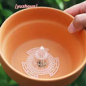20 Chiếc Chậu Hoa Đáy Lưới Gioăng Cố Định Thiết Kế Cánh Cứng Mạnh Mẽ Cải Thiện Thoát Nước Lưới Hoa Gioăng Đồ Dùng Làm Vườn