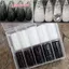 1 / 10 Cuộn Thanh Lịch Bla Trắng Ren Hoa Chuyển Móng Tay Giấy Giả Tưởng Retro Hoa Bầu Trời Đầy Sao Giấy Stier Phụ Kiện Làm Móng Tay