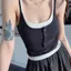 Áo mùa hè IFANSIN, vest yếm gợi cảm thiết kế slim fit, crop-top hai mảnh trendy