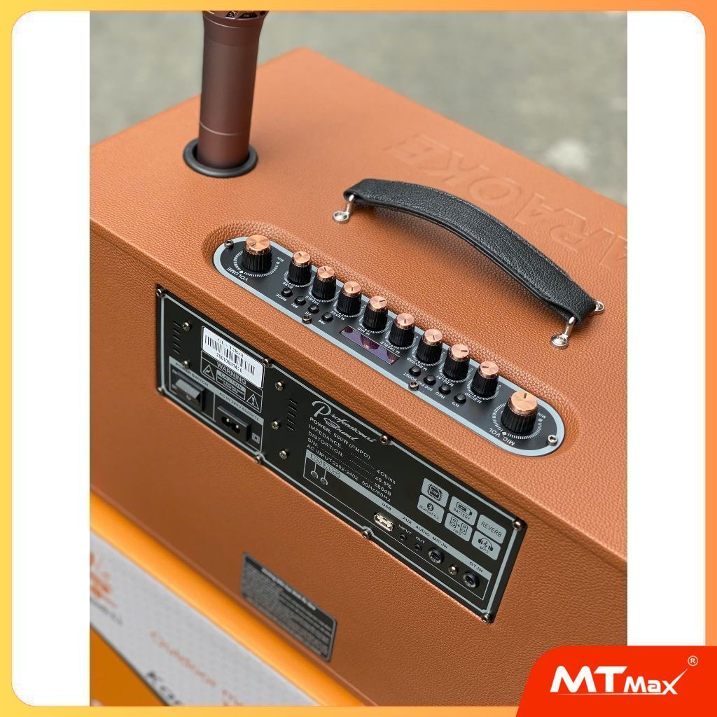 Loa Karaoke Xách Tay DK68 , 6 Đường Tiếng Micro UHF Xịn , 520w 2 Bass 20 Có Cổng GuiTar , Bh 12T