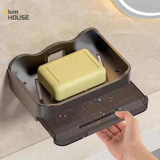 PlumHOUSE Phòng Tắm Xà Phòng Món Ăn Tự Do Treo Tường Stier Xà Phòng Bọt Biển Người Tổ Chức Đĩa Thoát Nước Đôi Có Móc Phụ Kiện VN