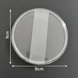 Trong Suốt Silicon Trong Suốt Bột Lớn Puff 35G-9CM Không Có Bột Sữa Dưỡng Thể Không Dính Đệm Không Khí Silicon Siêu Mềm Dụng Cụ Làm Đẹp