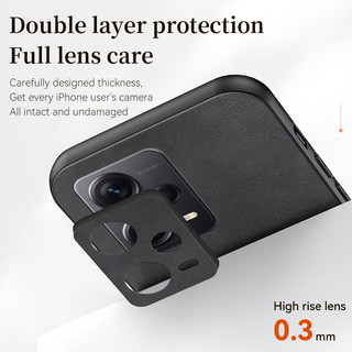Áp dụng cho Xiaomi Redmi Note 12 Pro + 22101316UCP 22101316UG NOTE12PRO + vỏ Kim loại xoay giá đỡ từ tính bảo vệ ống kính, vỏ chống sốc KA4U