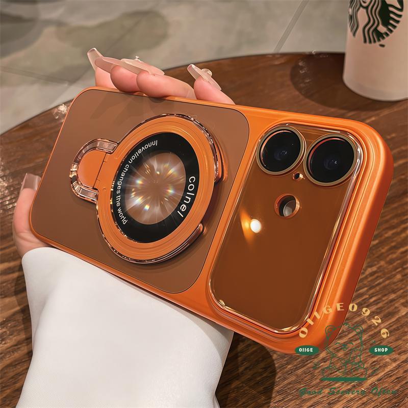 【 Ốp lưng iPhone17 】 Giá đỡ từ tính Laser Aurora Vỏ điện thoại từ tính iphone17 Pro Max 16 15 14 13 cho vỏ iPhone Vỏ mềm silicon TPU chống sốc