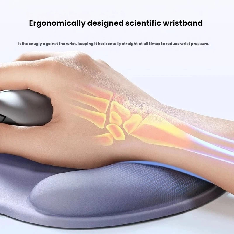 Massage Miếng Lót Chuột Bảo Vệ Cổ Tay Máy Tính Để Bàn Văn Phòng Bé Trai Bé Gái Chuột Miếng Lót Cổ Tay Memory Foam Thoải Mái