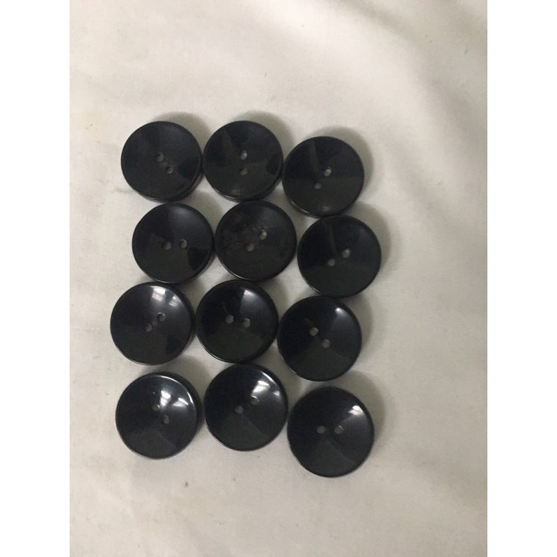 Set 5 cúc áo vest  áo Dạ màu đen kích thước 2cm - trang trí, điểm nhấn cho trang phục