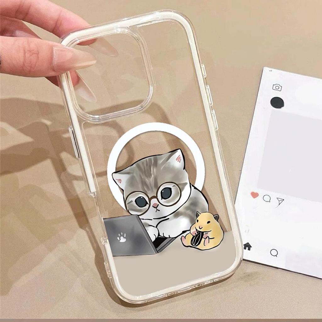Mắt kính văn phòng dành cho16bộ vỏ điện thoại iPhone17Air ba trong một,hút từ14/11Pro