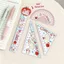 CATMALLER88 4 Bộ Thước, Acrylic Đo Vẽ Văn Phòng Phẩm Thước Thẳng, Mèo Con Màu Đỏ / Xanh Chó Con Protractor Học Sinh