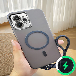 Thích hợp cho Ốp điện thoại Realme 15 5G 15 PRO 5G RENO15F 5G Vỏ mềm mờ nhiều màu sắc có dây đeo tay 0036