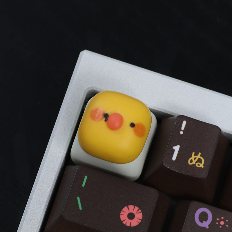 Keycap Artisan Gà Con Dễ Thương Resin MOA Profile Cute Chick Keycap | KCAP - World of keycaps