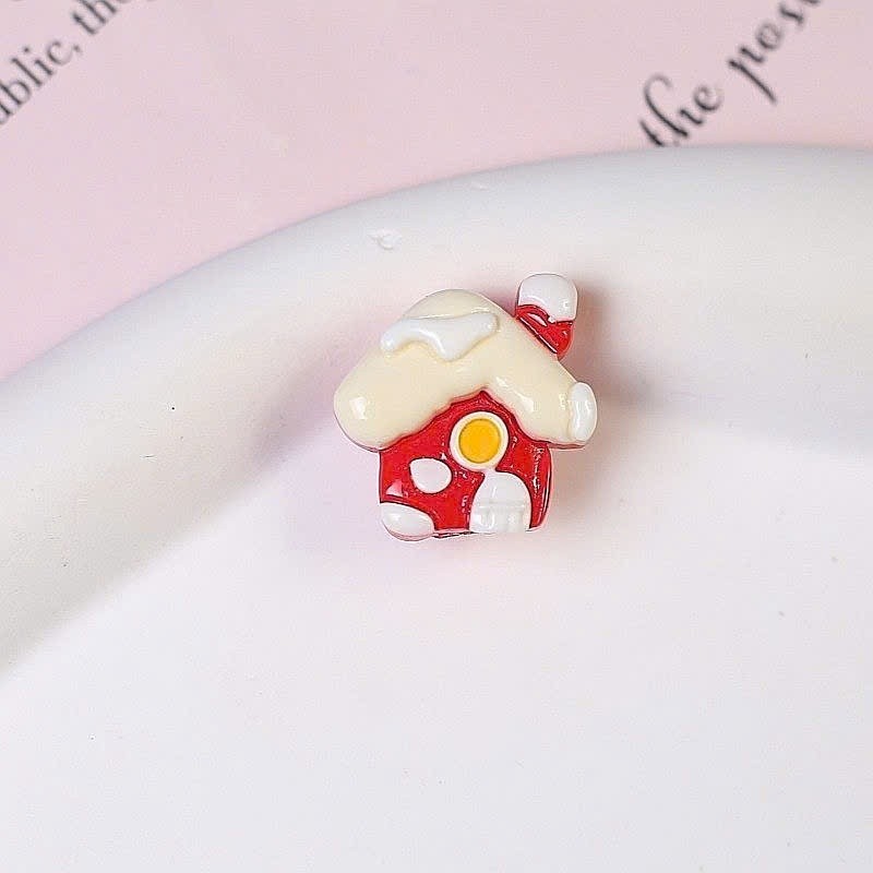 Set Charm Mèo Kitty Đỏ Táo Cute Kawaii Mini – Charm Nice Ngôi Sao Hoa Nấm Trang Trí Dép