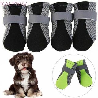 PENTAXZR Giày Bốt Cho Chó Nhỏ Lớn Paw Bảo Vệ Nóng Mặt Đường Siêu Mềm Có Thể Tái Sử Dụng Với Sọc Phản Quang Giày Mưa Thú Cưng