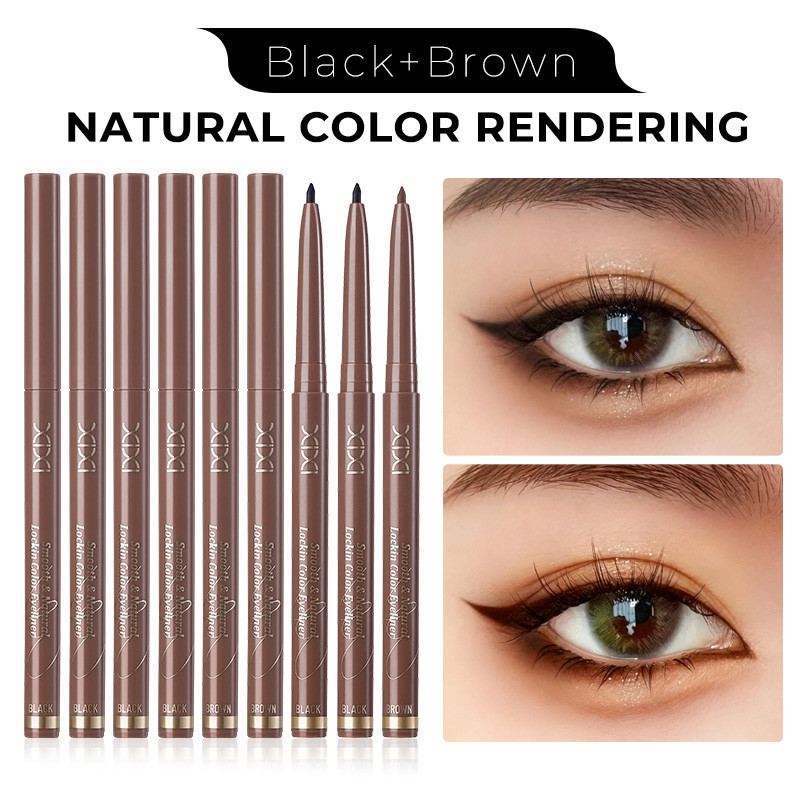 XIXI WM013 Bút Chì Kẻ Mắt Gel 2mm, Eyeliner Đen/Nâu, Lên Màu Đậm, Mềm Mịn, Lâu Trôi, Không Lem