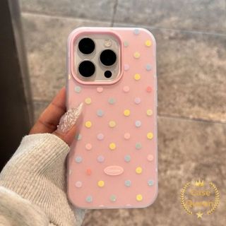 Ốp Lưng Cho Oppo A6 A5 Pro A60 A6X A38 A16 A3s A79 A1K A54 A18 A5X A5i A17 A57 A15 A3X A58 A7 A52 A74 A78 Đầy Màu Sắc Đơn Giản Full Màn Hình Chấm Bi Mới 2 Trong 1 Bìa Mềm