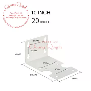 5 chiếc giá treo cốc lọc 20 inch, giá bắt cốc lọc 10inch