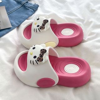 Dép sục Hello Kitty cho bé gái dễ thương - dép mềm chống trượt thoáng khí mang trong nhà ngoài trời