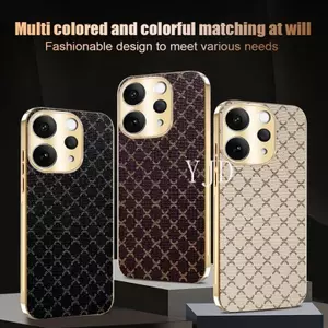 Ốp YJD Cho Vivo V70 Elite Phong Cách Mới Thời Trang Sang Trọng Da Mạ Điện Khung TPU Chống Rơi Vỏ Điện Thoại