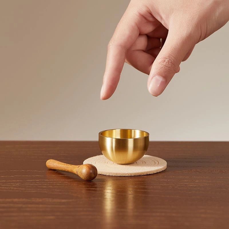 Bộ Bát Hát Mini Thiền Âm Thanh Bát Cho Yoga Thiền Thư Giãn Luân Xa Chữa Bệnh Giảm Căng Thẳng Món Quà Tinh Thần Độc Đáo