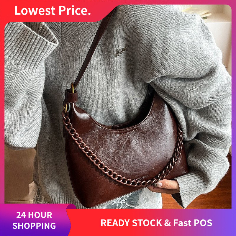 Túi Vintage Chất Lượng Cao Cho Nữ 2026 Thời Trang Mới Đa Năng Túi Đeo Ngang Vai Đơn Nách Túi Tote Nhỏ