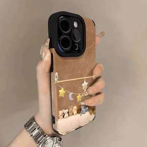 Cảnh giường ng sao ấu nhỏcPhù hợp với vỏ điện thoại dgấu lột iPhone 17 Pro
