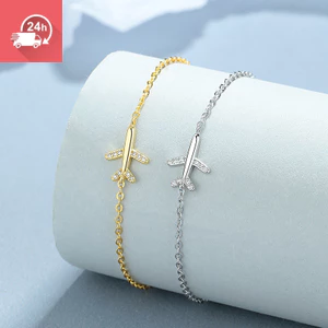 Máy bay đính kim cương - Vòng tay nữ nhỏ gọn, thời trang và độc đáo