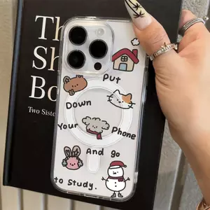Thú cưng học tập 16 vỏ điện thoại iPhone 17 Air vỏ từ 14/13/11 Pro