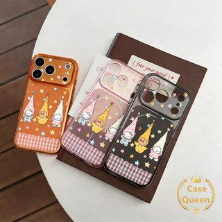 Ốp điện thoại mềm mờ bảo vệ siêu mỏng hoạt hình dễ thương cho IPhone Air 17 16 13 11 12 15 14 Pro Max 14 16 15 Plus