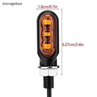 [Hộp lưu trữ] Đèn LED báo rẽ Mini xe máy màu hổ phách Đèn tín hiệu định hướng Intermitentes Moto cho Cafe Racer Đẹp
