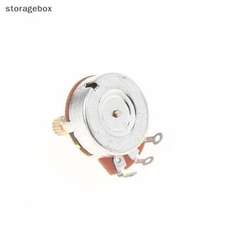 [Hộp lưu trữ] 1 Cái Nồi áp Guitar Mô-men xoắn thấp và tiếng ồn thấp Cảm giác mịn Trục đồng thau A500K A250K B250K B500K Đẹp