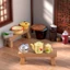 Micro Phong Cảnh Sáng Tạo Hoài Cổ Mẫu Nhà Búp Bê Trang Trí Mini DIY