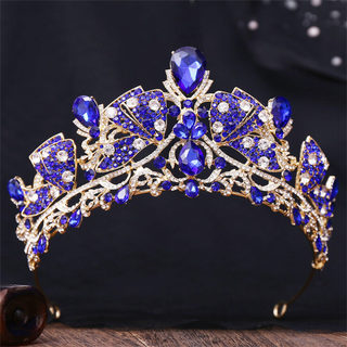 Vương Miện Công Chúa Trưởng Thành Với Kim Cương Giả Cưới Full Lấp Lánh Vương Miện Rỗng Cho Cô Dâu Phù Dâu Trang Phục Công Chúa