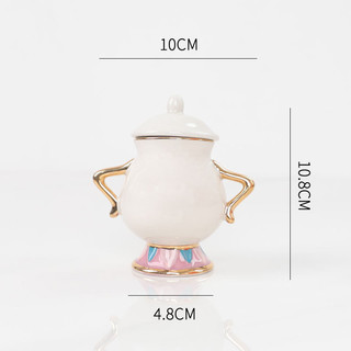 Bộ ấm pha và cốc thanh lịch, cao quý, dùng cho trà đen/xanh/hoa