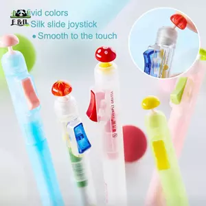 Bút thư giãn cho bài thi - Bút Gel Clicker 0,5mm Viết mượt mà, Công cụ học tập chống lo âu cho học sinh trường học Văn phòng EMKK