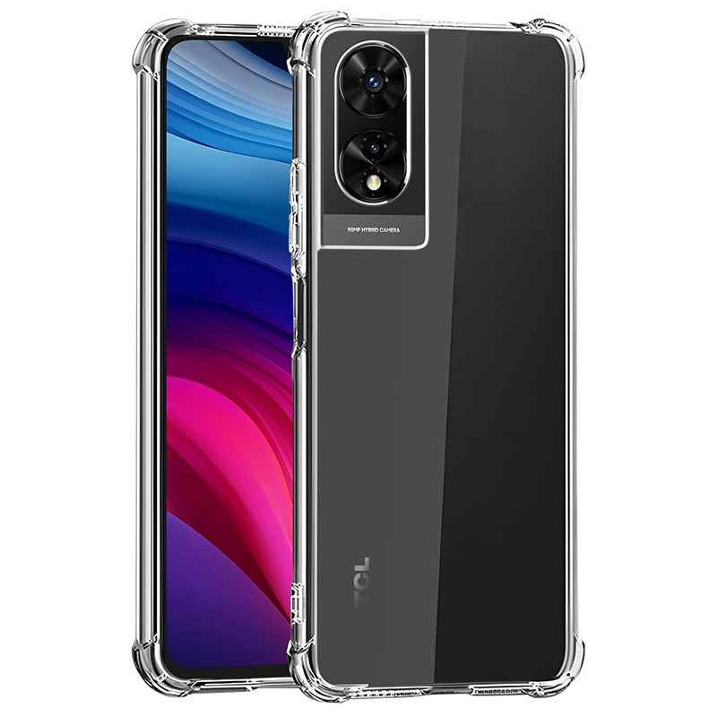Dành Cho TCL 505 502 501 50 SE 50 XE Nxtapaper 5G Vỏ Mềm Chống Sốc Pha Lê Gel Trong Suốt TPU Vỏ Chống Sốc