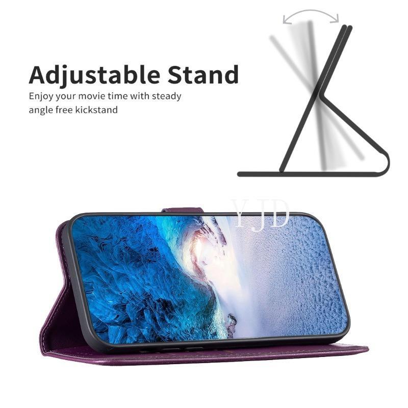 Ốp Lưng Cho OPPO Reno15 F Reno15F Khe Cắm Thẻ Da Cao Cấp Chống Rơi Vỏ Điện Thoại