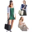Túi Tote phồng ROLY dành cho nữ, Túi xách Nylon nhiều túi phồng, Túi đeo chéo thông thường chống nước dung tích lớn thời trang cho trường học
