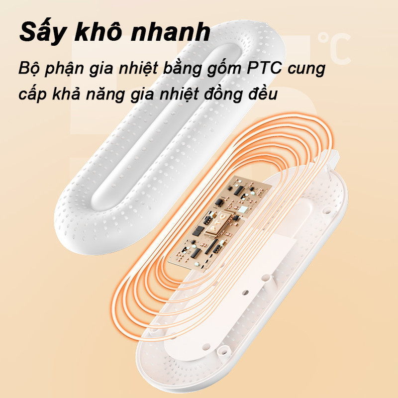 Máy Sấy Giày Sấy Khô Nhanh, Khử Mùi & Hút Ẩm Hiệu Quả, Thiết Bị Làm Khô Và Khử Mùi Giày Tại Nhà