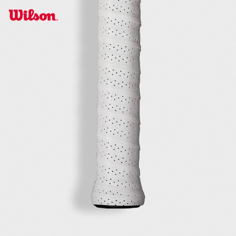 Wilson Pro Overgrip Perforated Quấn Cán Vợt Tennis White WRZ4005WH