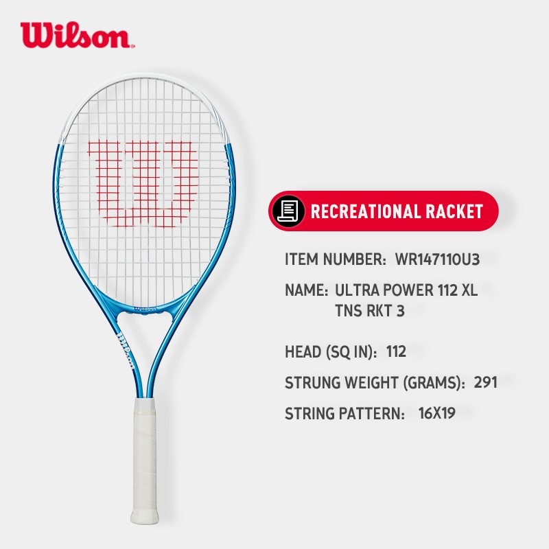 Wilson Ultra Power 112 XL Vợt Tennis Đã Căng Dây WR147110U2