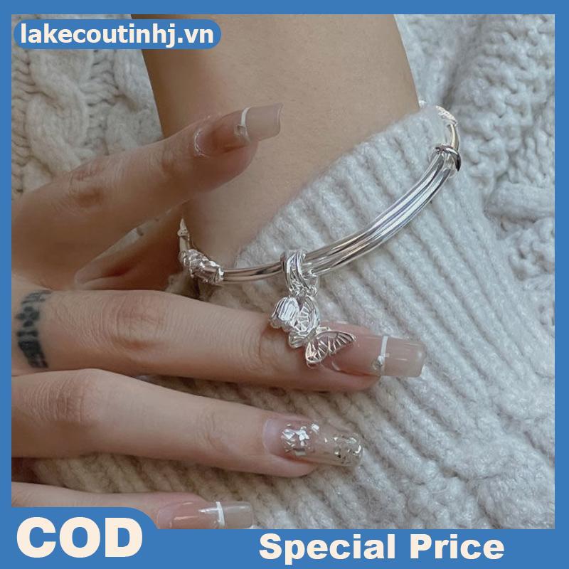 Lu Bạc Nữ Đầy Đủ Hoa Vòng Tay Ánh Sáng Sang Trọng Mở Có Thể Điều Chỉnh Vòng Tay Nữ Trang Sức Phụ Kiện
﻿ Thai