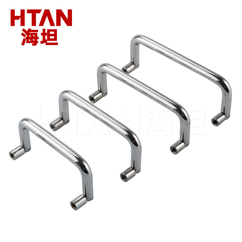 Tay cầm tủ điện bằng thép không gỉ 304 Khung gầm hình chữ U Tay nắm cửa Tủ Thiết bị gấp kim HPN6