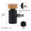 Bộ chuyển đổi sạc bình xăng xi lanh KIKIN M11 Bộ chuyển đổi nạp lại ren có phích cắm nhanh 8 mm trên Aadaptor
