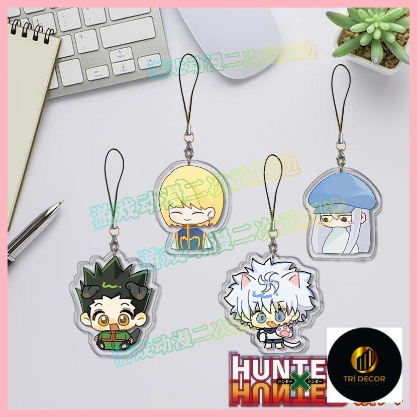 Móc khóa HUNTER x HUNTER GON · FREECSS Killua Zoldyck Kurapika Hisoka HUNTER Toàn thời gian Dây chuyền điện thoại di đ