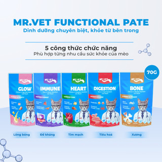 Pate MRVET Thùng 48 Gói Bổ Sung Dinh Dưỡng Cho Mèo