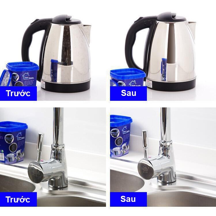 Bột tẩy Hàn Quốc, 2 hộp - Kem tẩy，Tẩy xoong nồi, chảo，2 Hộp / Trọng lượng 400g 1 Hộp，Tẩy trắng