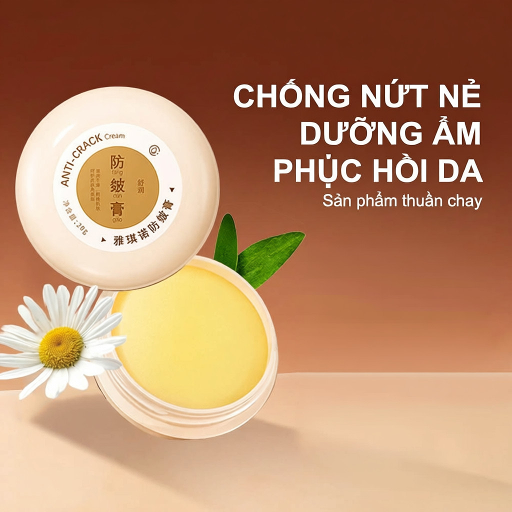 SALE SỐC. COMBO 2 LỌ Kem Dưỡng Ẩm Chống Nứt Nẻ Da Heyxi 20g - Phù Hợp Mọi Loại Da(HŨ TRÒN)